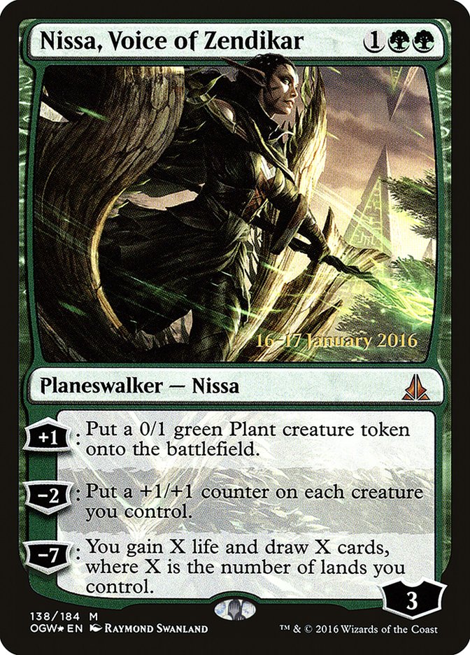 Nissa, Voice of Zendikar [Oath of the Gatewatch Prerelease Promos] | Chromatic Games