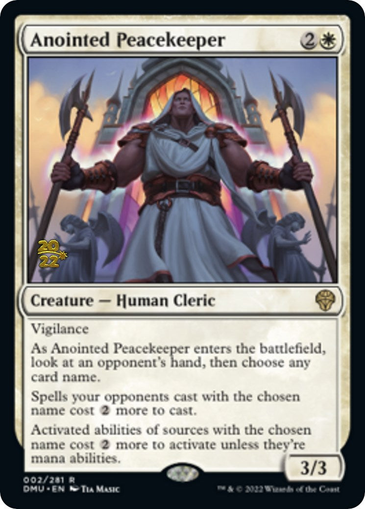 Anointed Peacekeeper [Dominaria United Prerelease Promos] | Chromatic Games