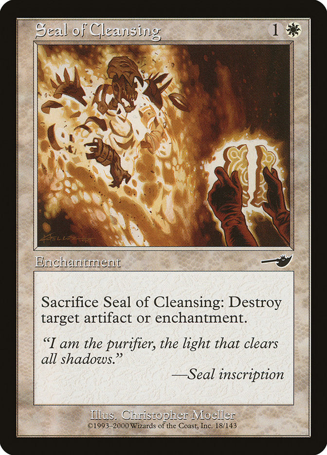 Seal of Cleansing [Nemesis] | Chromatic Games