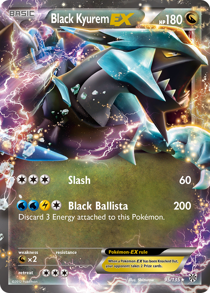 Black Kyurem EX (95/135) [Black & White: Plasma Storm] | Chromatic Games