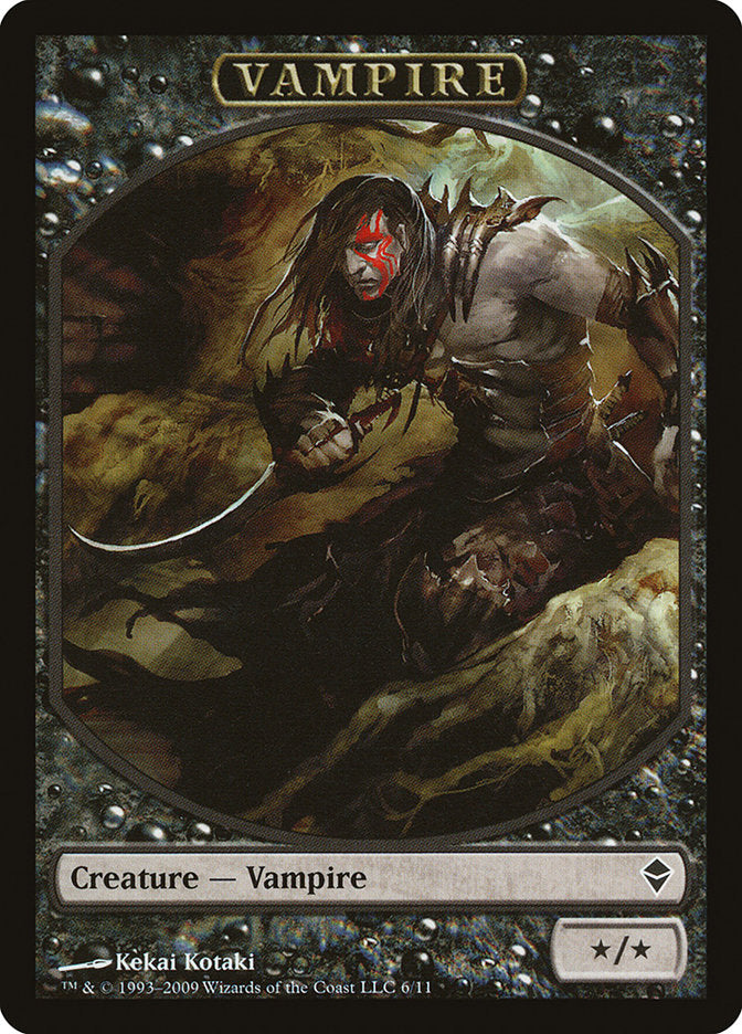 Vampire Token [Zendikar Tokens] | Chromatic Games