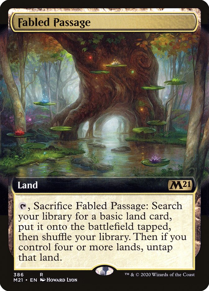 Fabled Passage (Extended Art) [Core Set 2021] | Chromatic Games