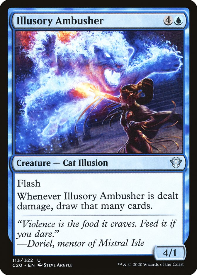 Illusory Ambusher [Commander 2020] | Chromatic Games