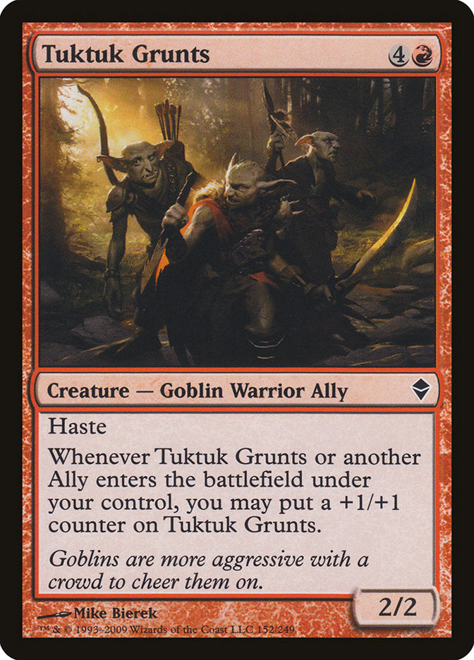 Tuktuk Grunts [Zendikar] | Chromatic Games