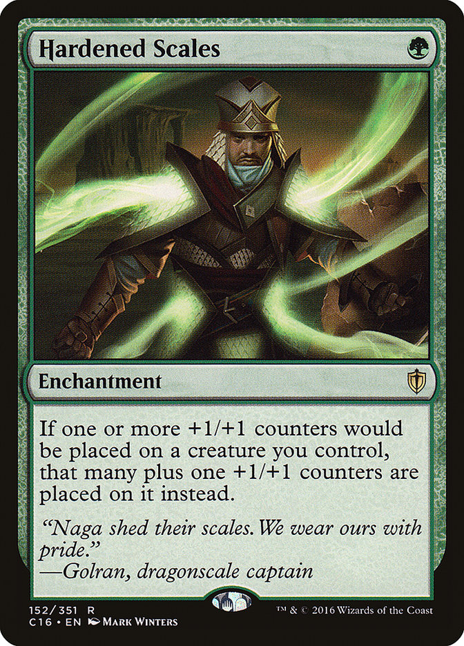 Hardened Scales [Commander 2016] | Chromatic Games