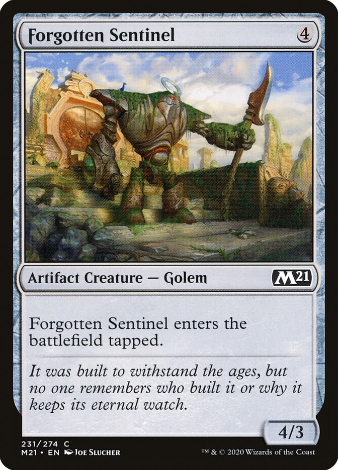 Forgotten Sentinel [Core Set 2021] | Chromatic Games