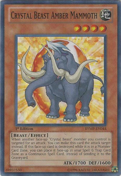 Crystal Beast Amber Mammoth [RYMP-EN044] Super Rare | Chromatic Games