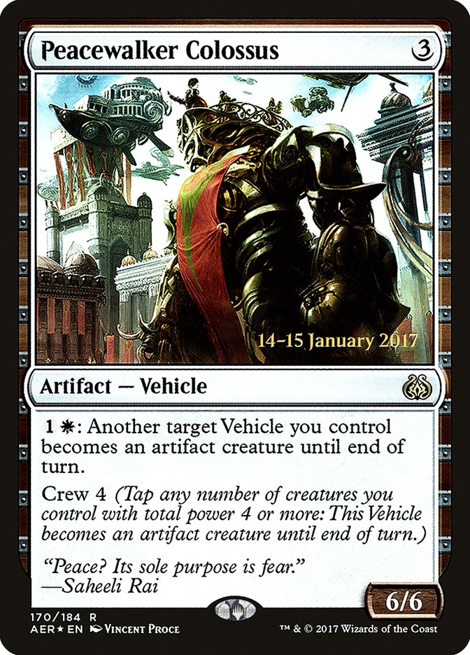 Peacewalker Colossus [Aether Revolt Prerelease Promos] | Chromatic Games