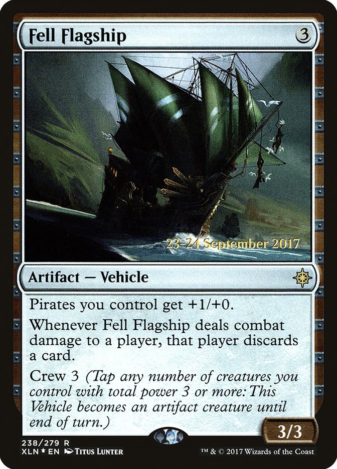 Fell Flagship [Ixalan Prerelease Promos] | Chromatic Games