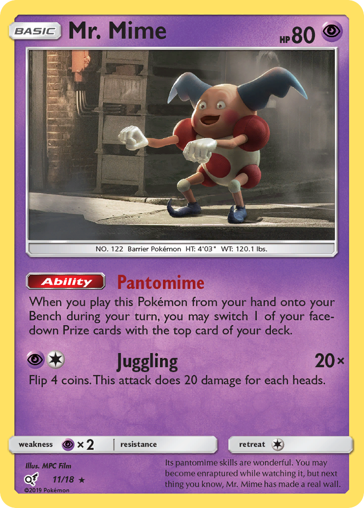 Mr. Mime [Detective Pikachu] | Chromatic Games