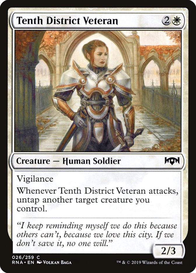 Tenth District Veteran [Ravnica Allegiance] | Chromatic Games