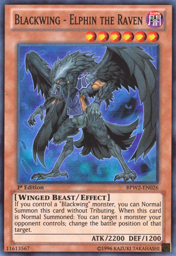 Blackwing - Elphin the Raven [BPW2-EN026] Super Rare | Chromatic Games