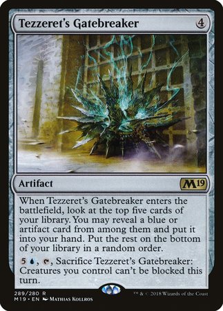 Tezzeret's Gatebreaker [Core Set 2019] | Chromatic Games