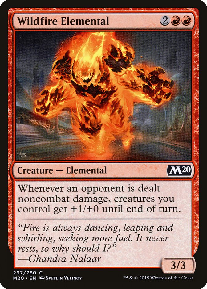 Wildfire Elemental [Core Set 2020] | Chromatic Games