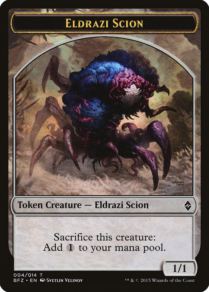 Eldrazi Scion Token (004/014) [Battle for Zendikar Tokens] | Chromatic Games