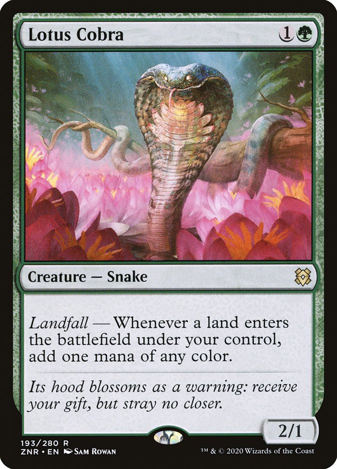 Lotus Cobra [Zendikar Rising] | Chromatic Games