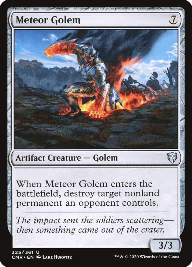 Meteor Golem (325) [Commander Legends] | Chromatic Games