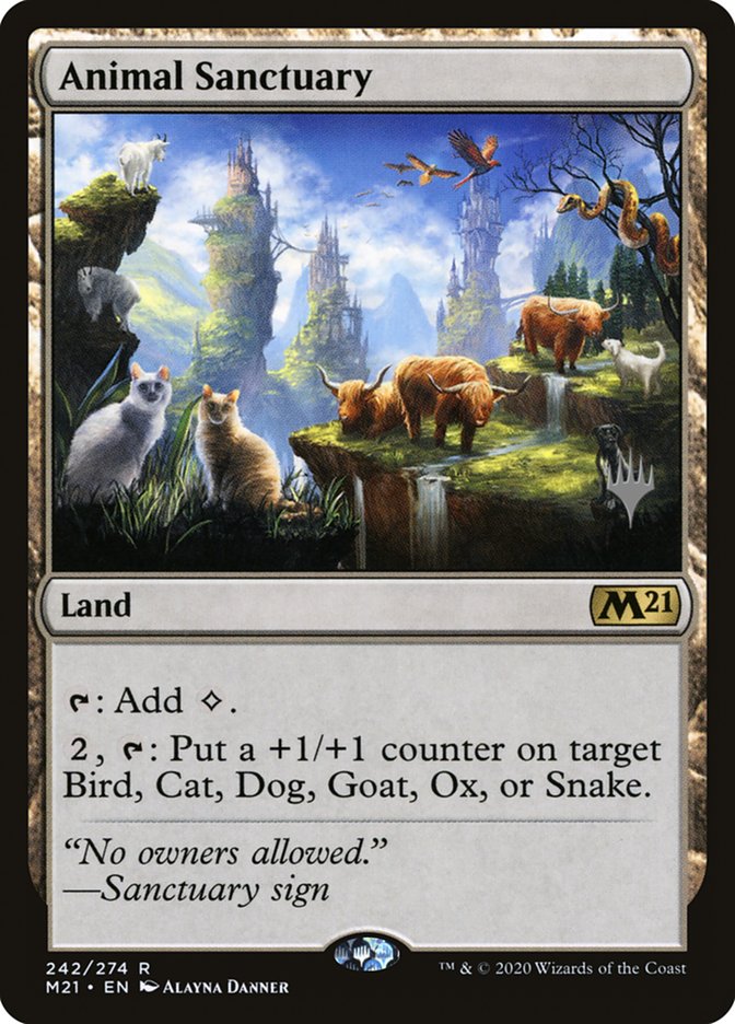 Animal Sanctuary (Promo Pack) [Core Set 2021 Promos] | Chromatic Games