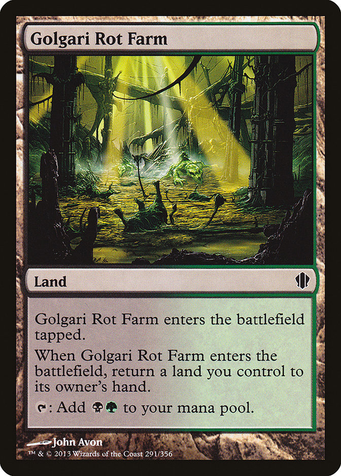 Golgari Rot Farm [Commander 2013] | Chromatic Games