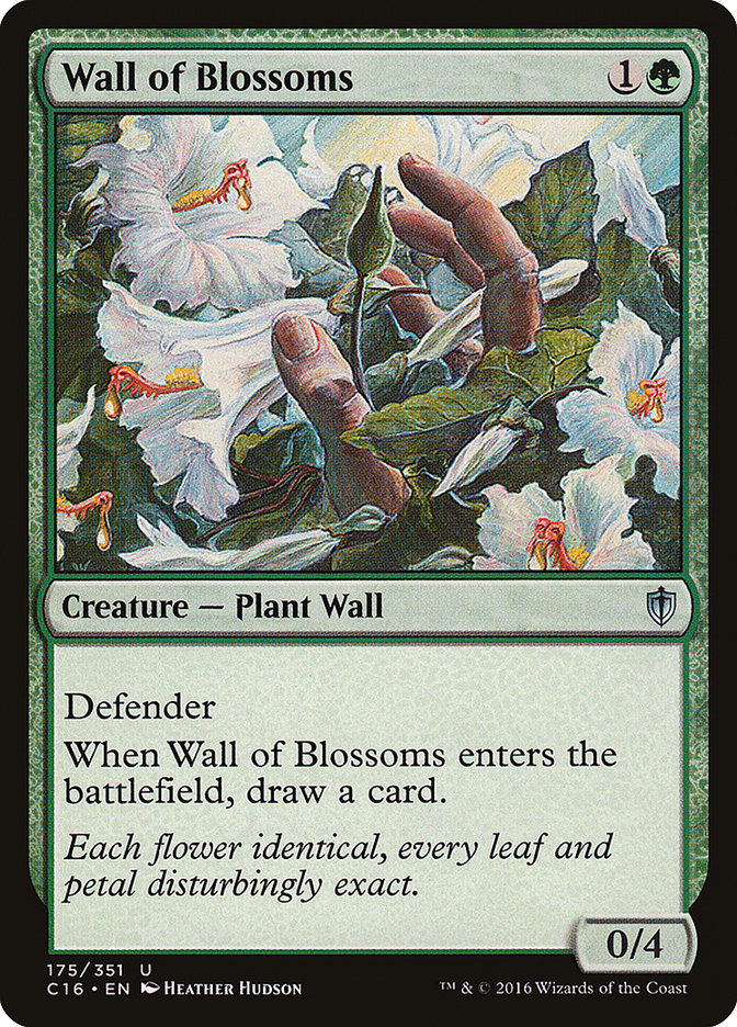 Wall of Blossoms [Commander 2016] | Chromatic Games