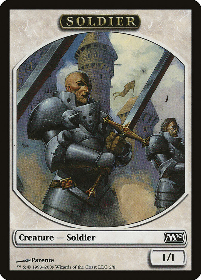 Soldier Token [Magic 2010 Tokens] | Chromatic Games