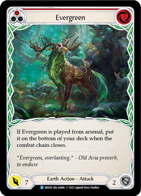 Evergreen (Red) [BRI018] (Tales of Aria Briar Blitz Deck)  1st Edition Normal | Chromatic Games