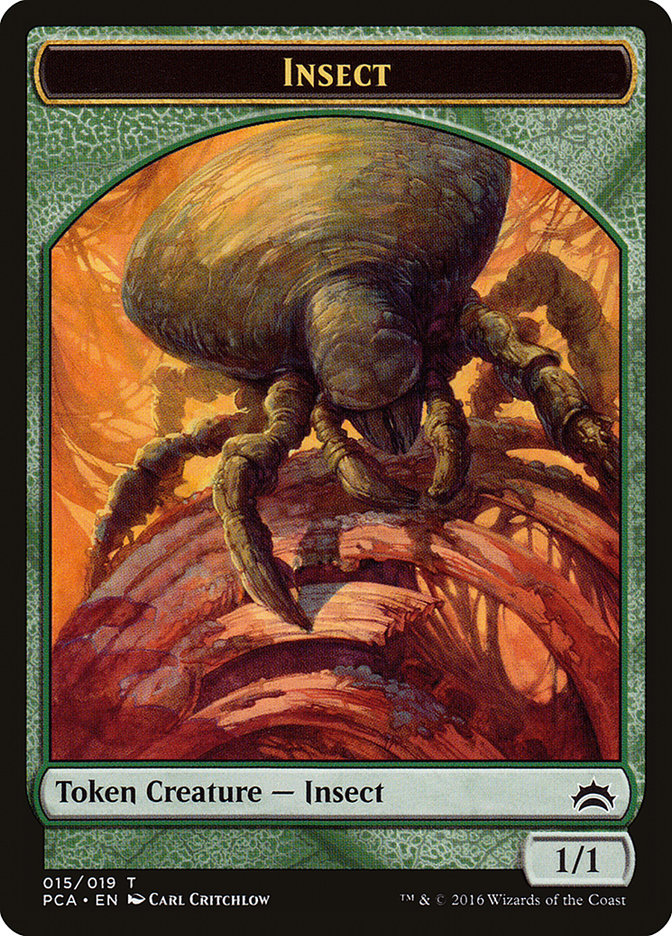 Goat // Insect Double-Sided Token [Planechase Anthology Tokens] | Chromatic Games