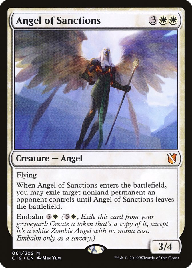 Angel of Sanctions [Commander 2019] | Chromatic Games