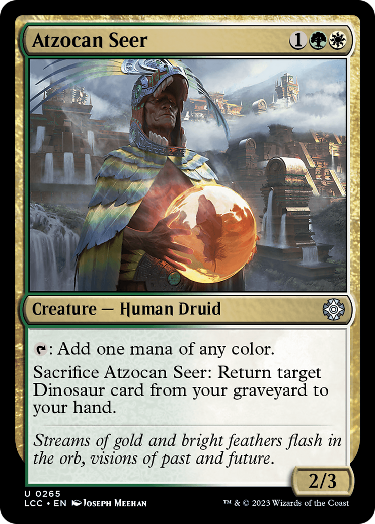 Atzocan Seer [The Lost Caverns of Ixalan Commander] | Chromatic Games