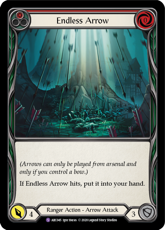 Endless Arrow [U-ARC045] (Arcane Rising Unlimited)  Unlimited Rainbow Foil | Chromatic Games