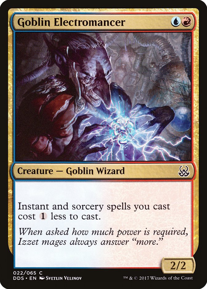 Goblin Electromancer [Duel Decks: Mind vs. Might] | Chromatic Games