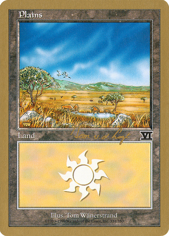 Plains (tvdl331) (Tom van de Logt) [World Championship Decks 2000] | Chromatic Games