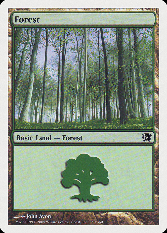 Forest (350) [Ninth Edition] | Chromatic Games