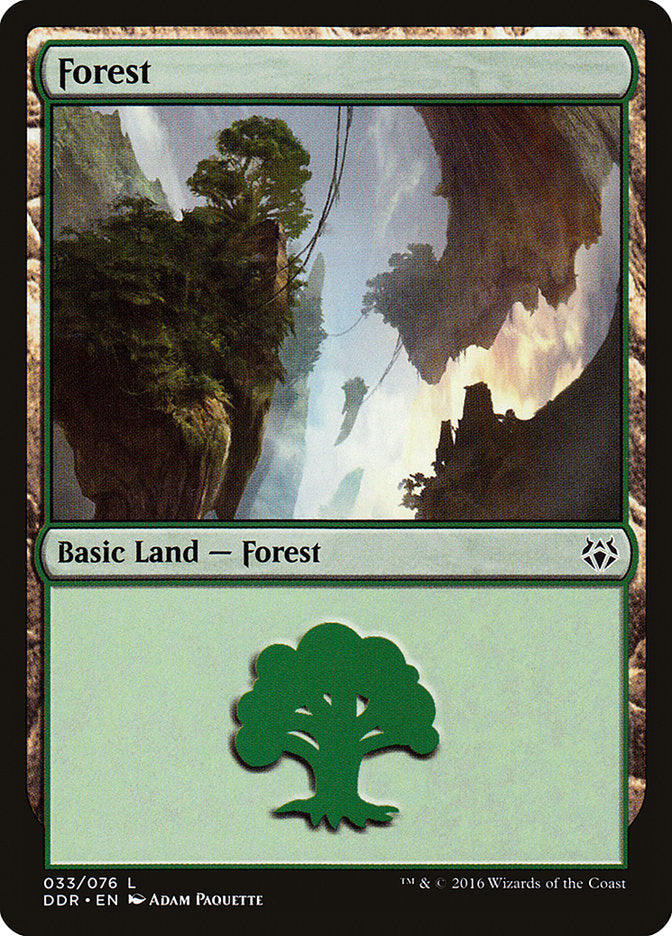 Forest (33) [Duel Decks: Nissa vs. Ob Nixilis] | Chromatic Games