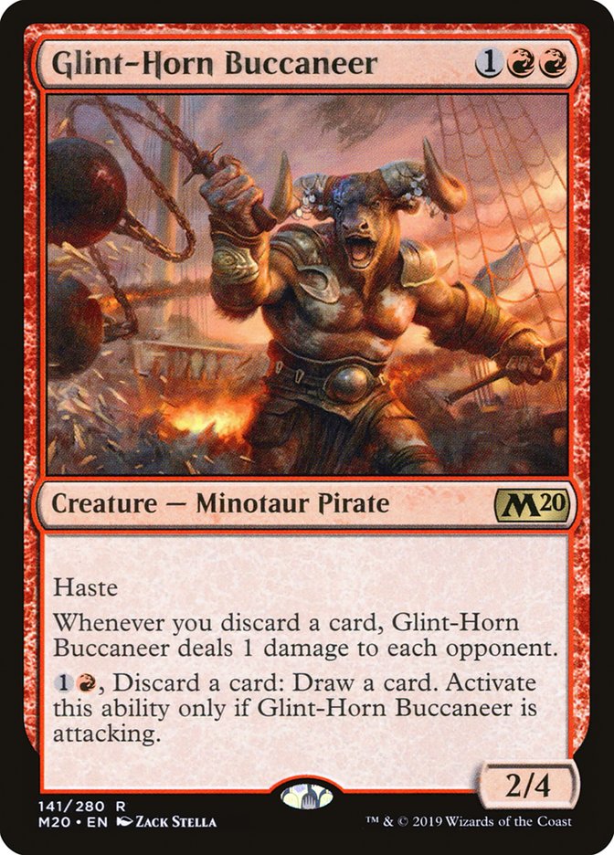 Glint-Horn Buccaneer [Core Set 2020] | Chromatic Games