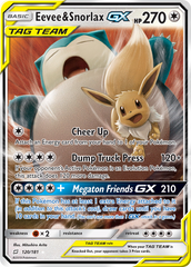 Eevee & Snorlax GX (120/181) [Sun & Moon: Team Up] | Chromatic Games