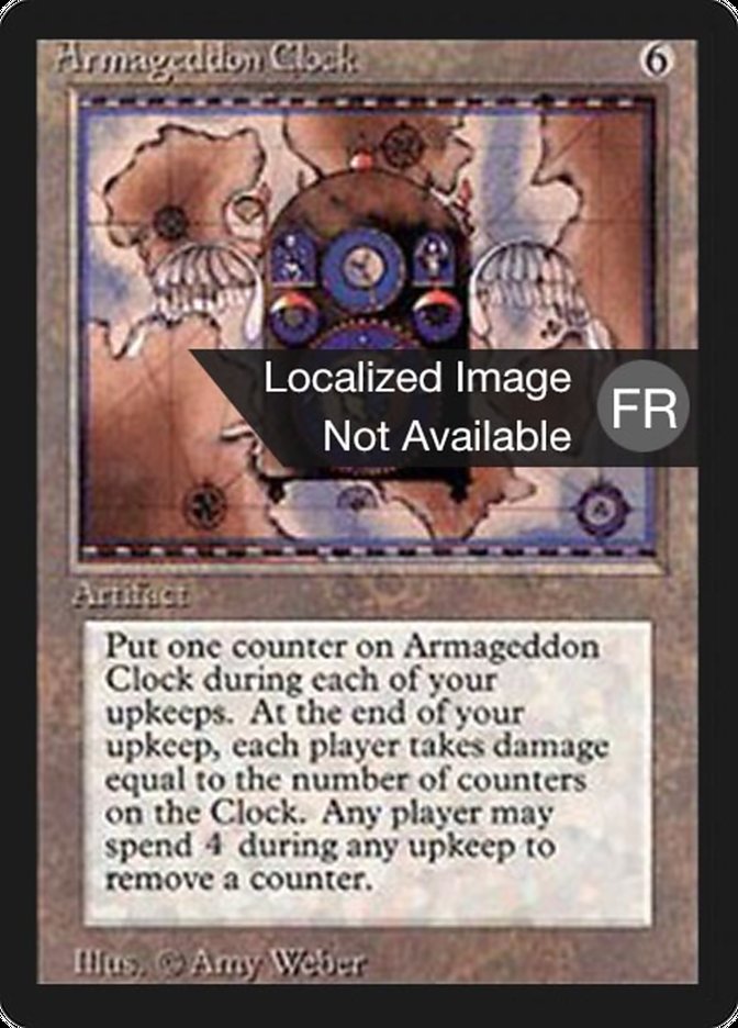 Armageddon Clock [Foreign Black Border] | Chromatic Games