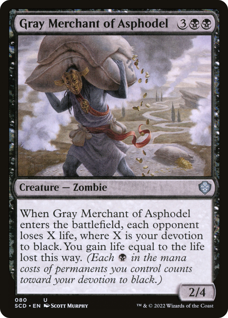 Gray Merchant of Asphodel [Starter Commander Decks] | Chromatic Games