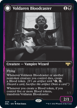 Voldaren Bloodcaster // Bloodbat Summoner [Innistrad: Double Feature] | Chromatic Games