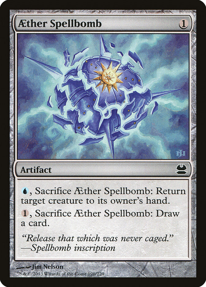 Aether Spellbomb [Modern Masters] | Chromatic Games