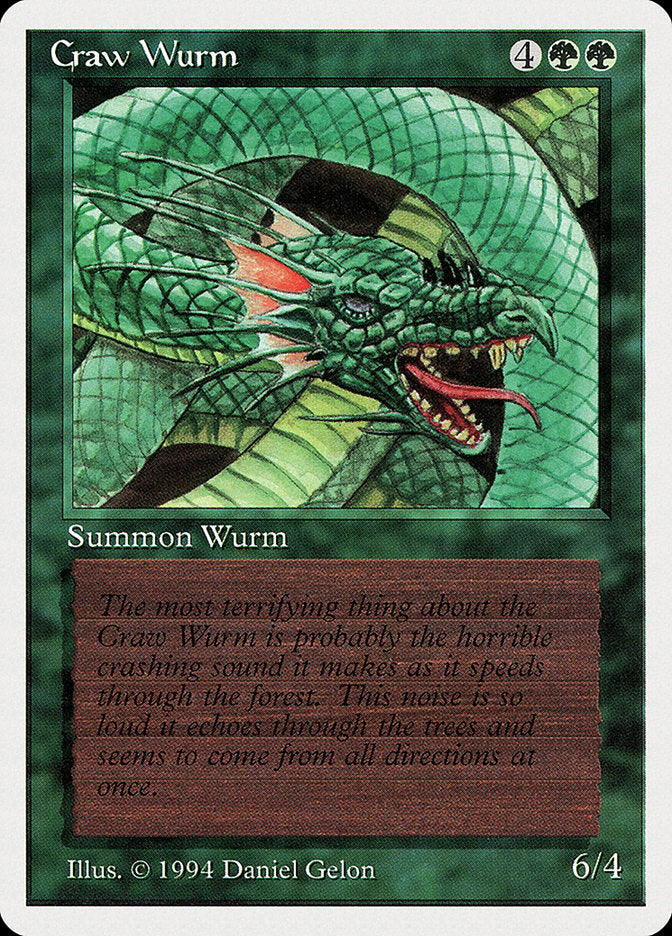 Craw Wurm [Summer Magic / Edgar] | Chromatic Games