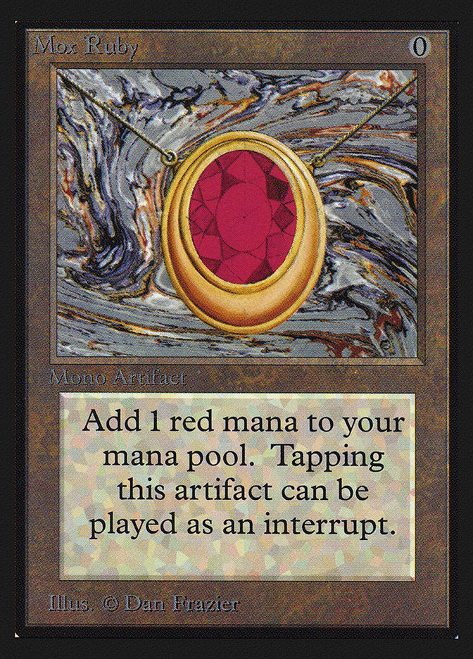 Mox Ruby [International Collectors' Edition] | Chromatic Games