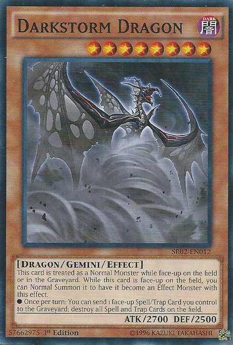 Darkstorm Dragon [SR02-EN012] Common | Chromatic Games