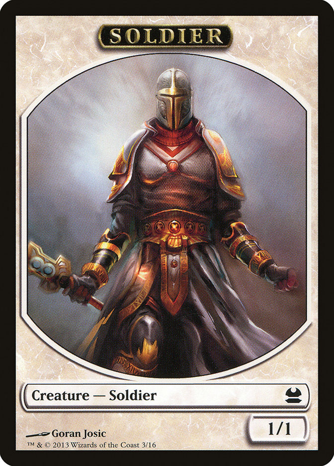 Soldier Token [Modern Masters Tokens] | Chromatic Games