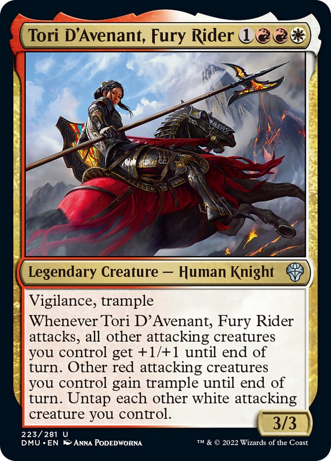 Tori D'Avenant, Fury Rider [Dominaria United] | Chromatic Games