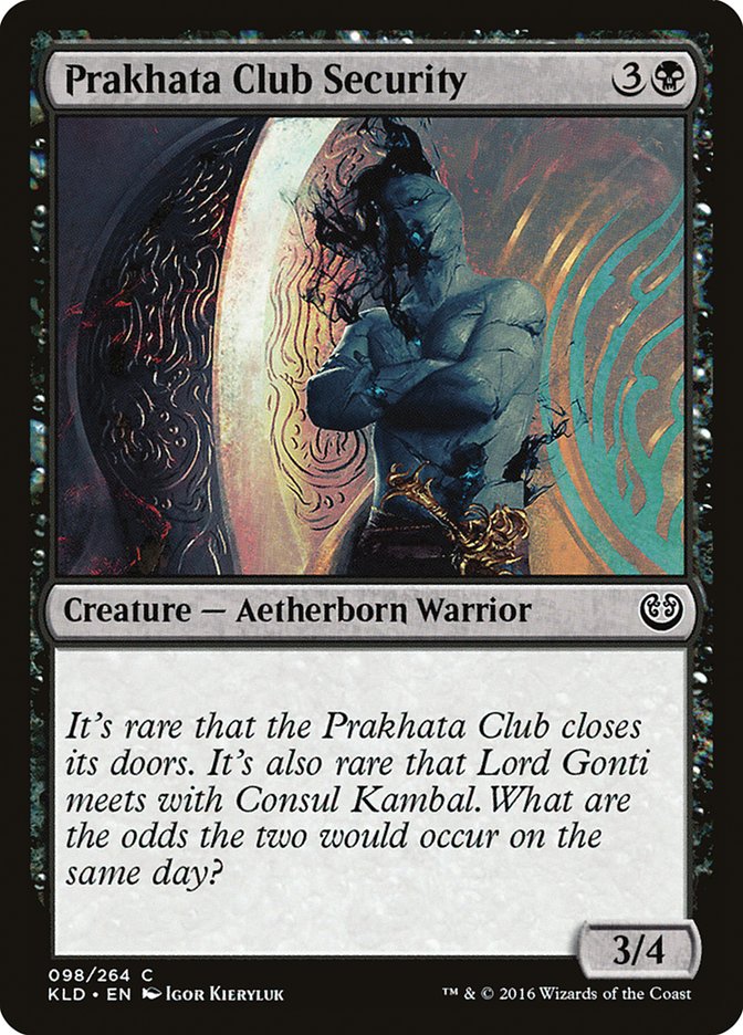 Prakhata Club Security [Kaladesh] | Chromatic Games