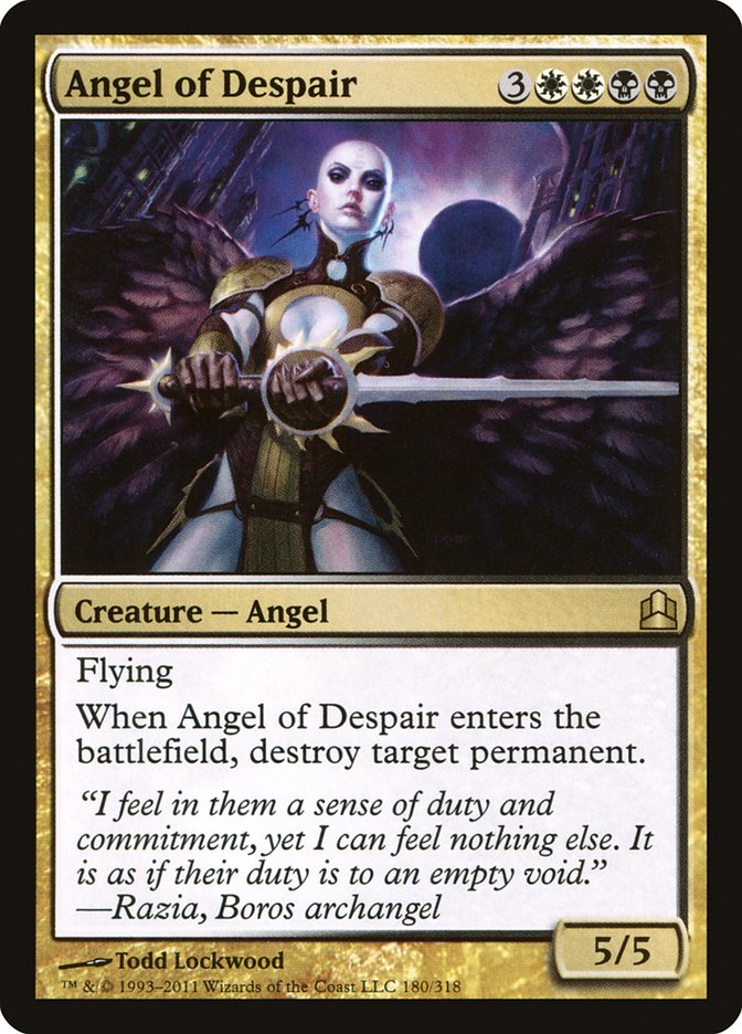 Angel of Despair [Commander 2011] | Chromatic Games