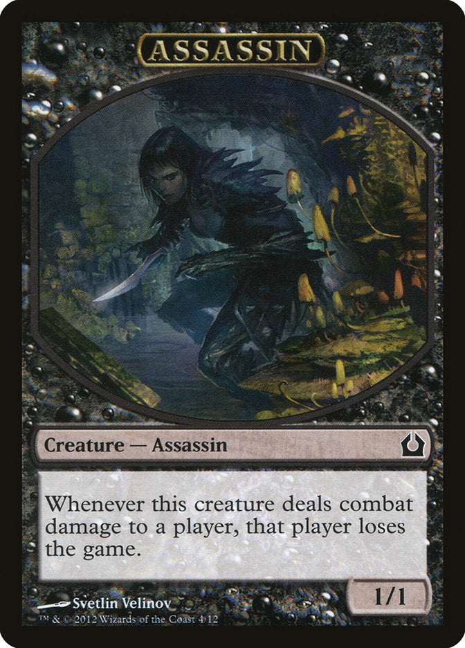 Assassin Token [Return to Ravnica Tokens] | Chromatic Games