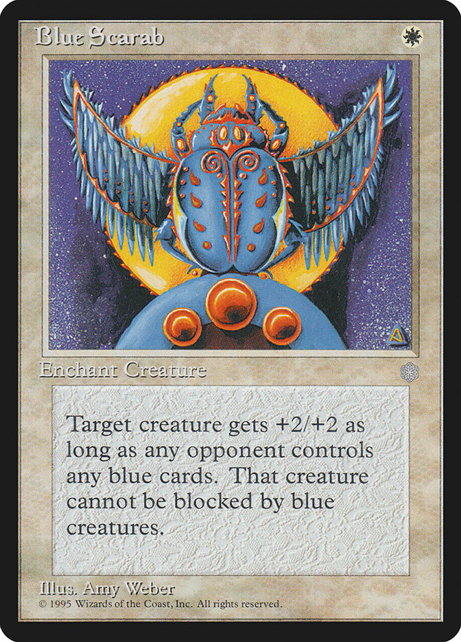 Blue Scarab [Ice Age] | Chromatic Games