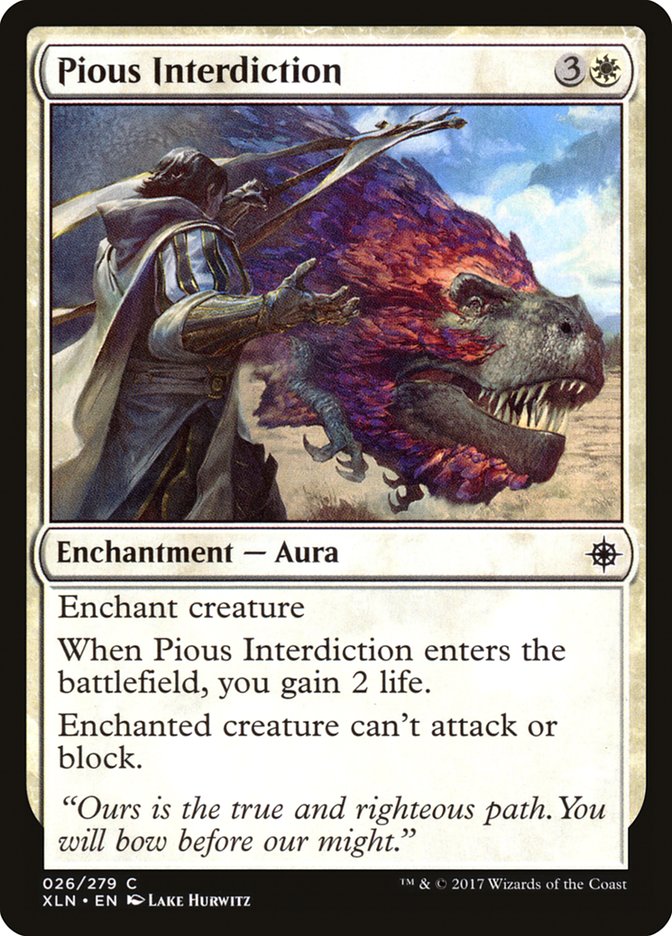 Pious Interdiction [Ixalan] | Chromatic Games